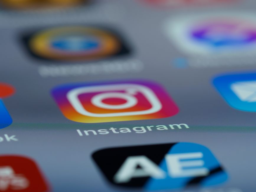 smartphone instagram app, ai portrait generation, digital face manipulation