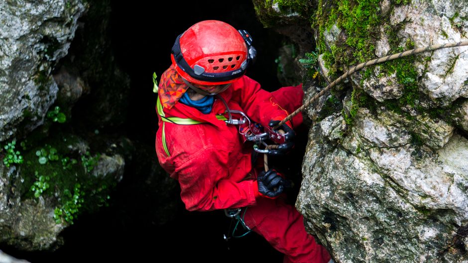 misty mountain cave, motion capture suit actor, middle earth landscape